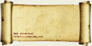 Andjelina Adamović vizit kartica